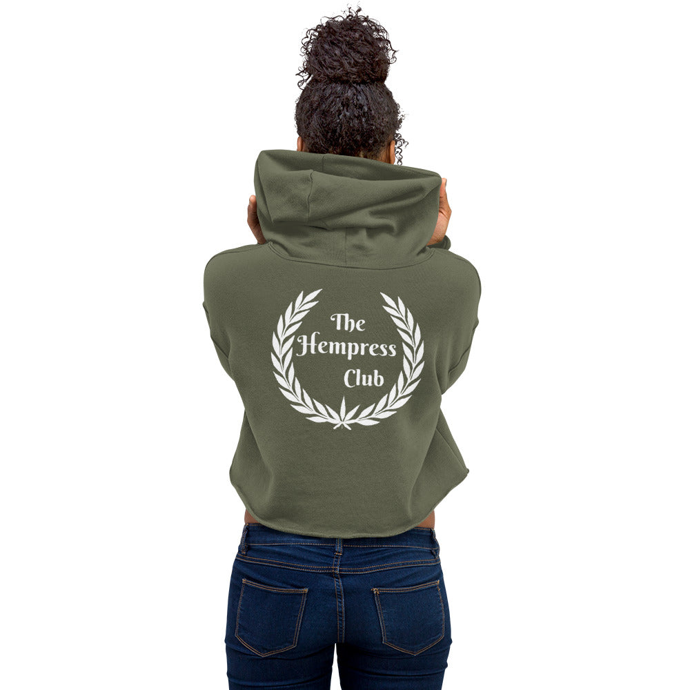 Hempress Club Crop Hoodie